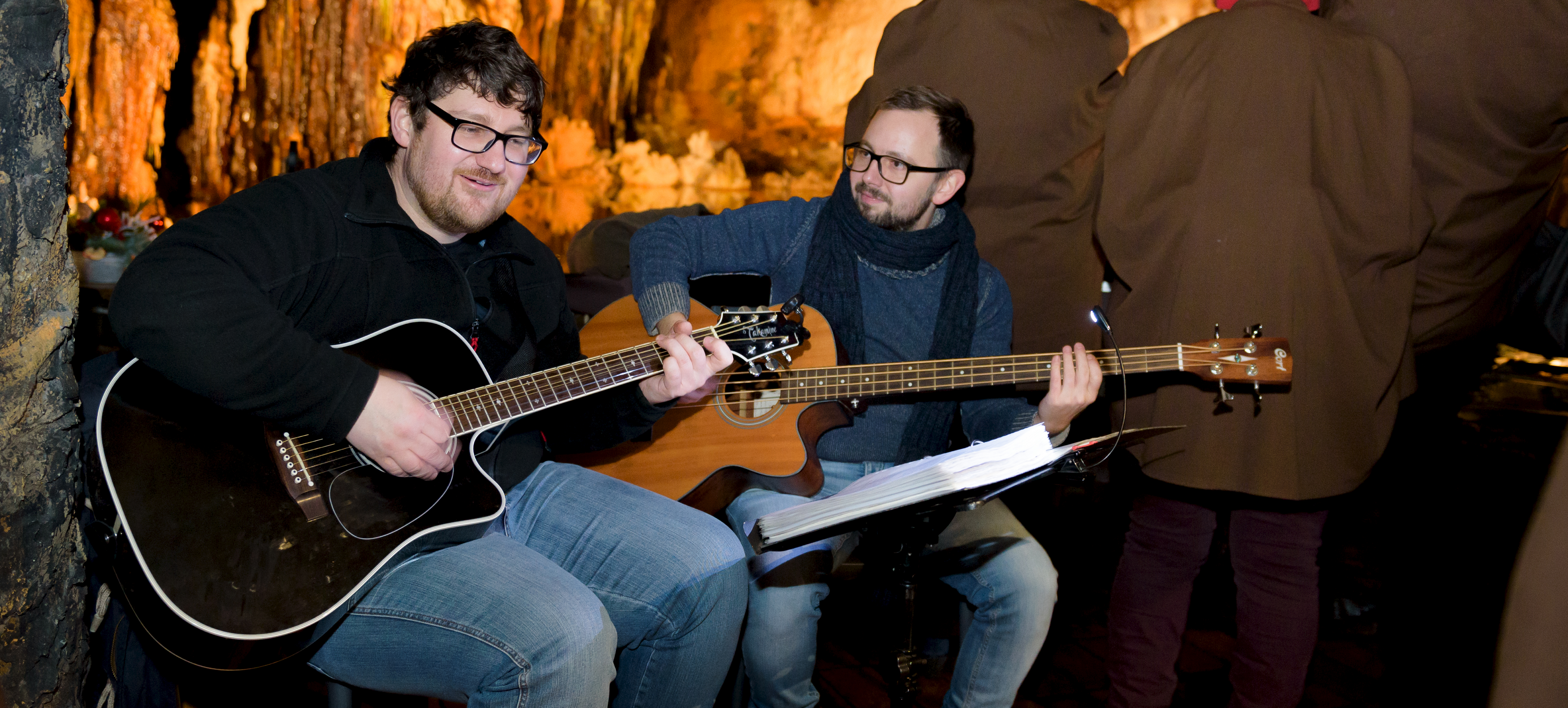 Grottenadvent Gitarrenspieler